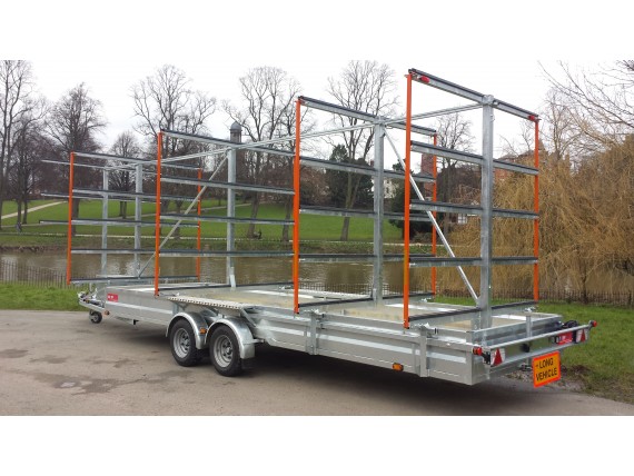 MT1865 RB 5x20 Centre Post Rowing Boat Trailer